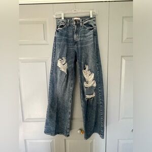 SO goods forlife jeans super high-rise 90s wide leg